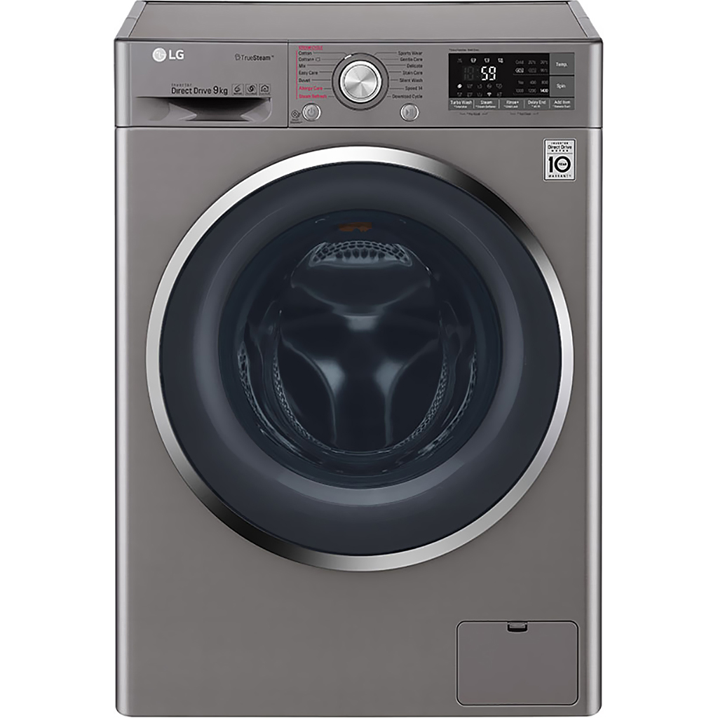 Máy giặt LG Inverter 9 kg FC1409S2E mặt chính diện