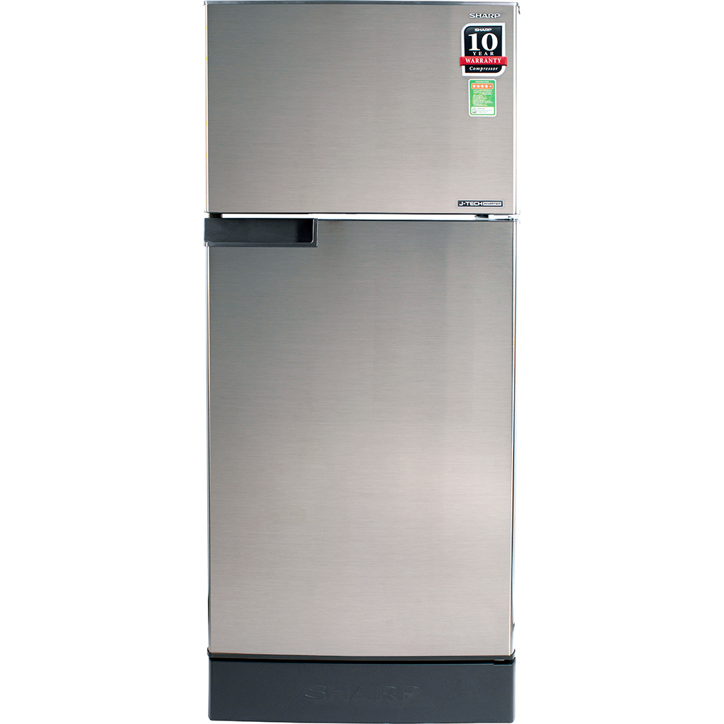 Tủ lạnh Sharp Inverter 165 lít SJ-X176E-SL mặt chính diện