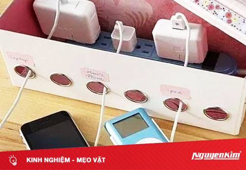 Làm hộp đựng sạc điện thoại