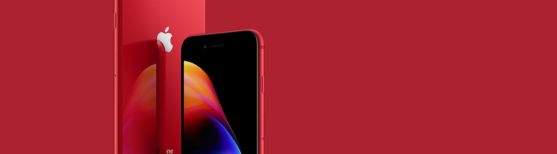 Điện thoại iPhone 8+ 64GB Red mặt sau