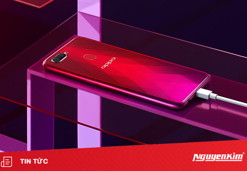 OPPO F9 sở hữu công nghệ sạc nhanh VOOC