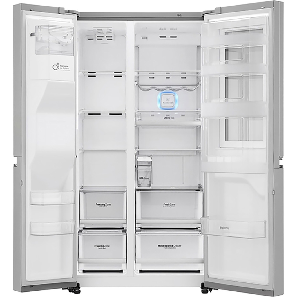 Tủ lạnh LG Inverter 601 lít GR-X247JS tủ trống mặt mở cửa