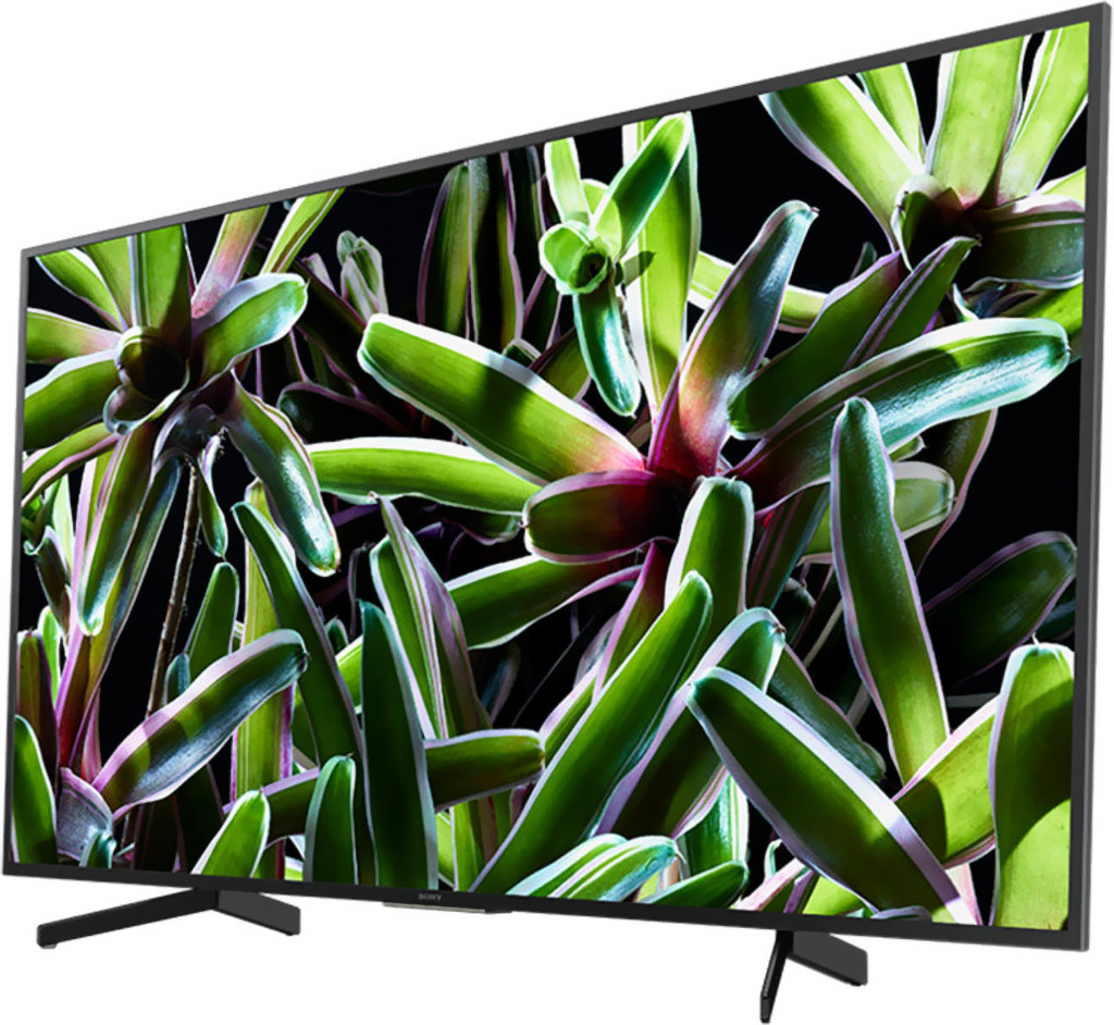 Smart Tivi Sony 4K 65 inch KD-65X7000G mặt nghiêng trái