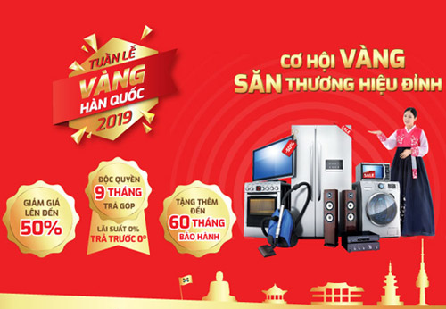"Tuần Lễ Vàng Hàn Quốc" đã đến, mua đi chờ chi!