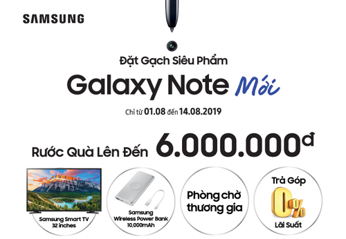 Bạn đã đặt gạch trước chiếc siêu phẩm Samsung Galaxy Note Mới chưa?