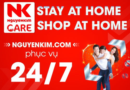 Luôn an tâm mua sắm tại nhà với Nguyễn Kim mùa dịch Covid-19 này