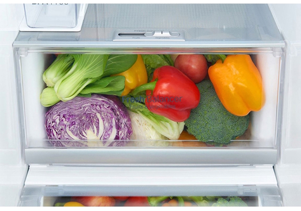 Tủ lạnh LG Inverter 601 lít GR-X247JS ngăn rau củ