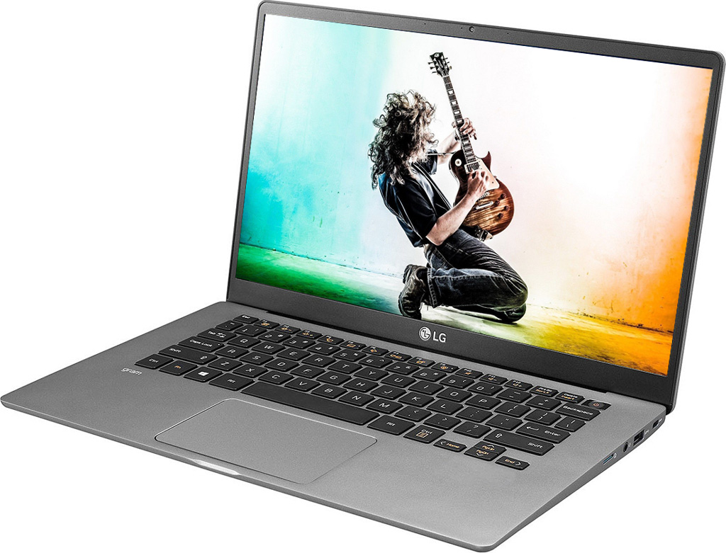 Laptop LG Gram i5-1035G7 14 inch 14Z90N-V.AR52A5 mặt nghiêng trái