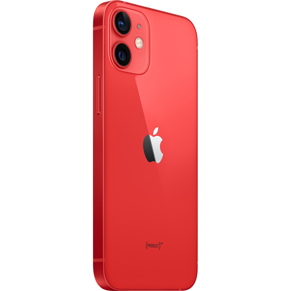 Điện thoại iPhone 12 128GB Đỏ mặt lưng nghiêng trái