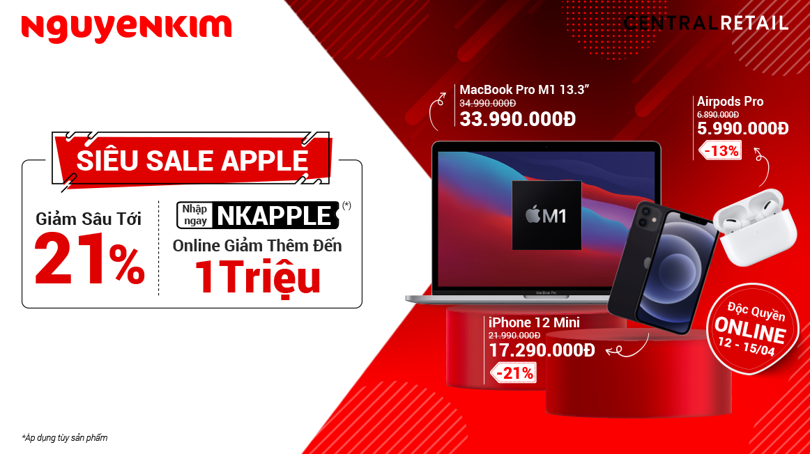 Loạt Siêu Sale Apple Đang Đổ Bộ Với Ưu Đãi Bùng Nổ