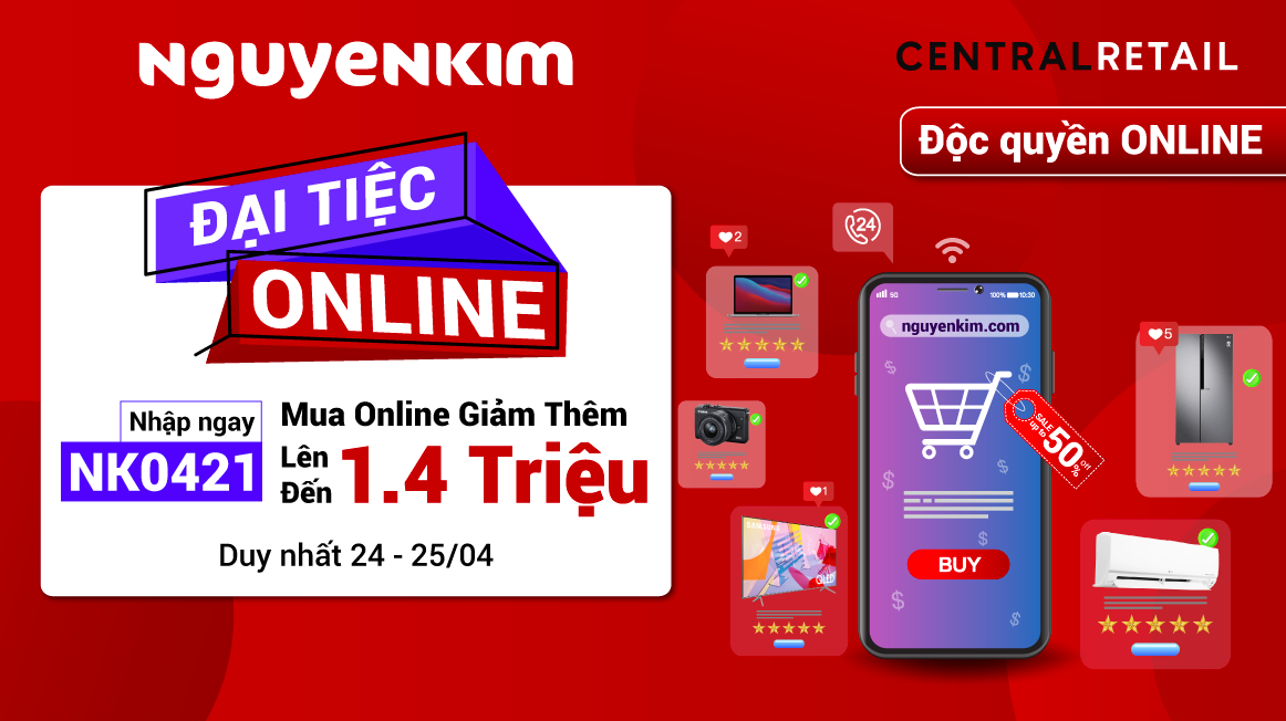 Nhập Tiệc Online Cùng Ngập Tràn Ưu Đãi