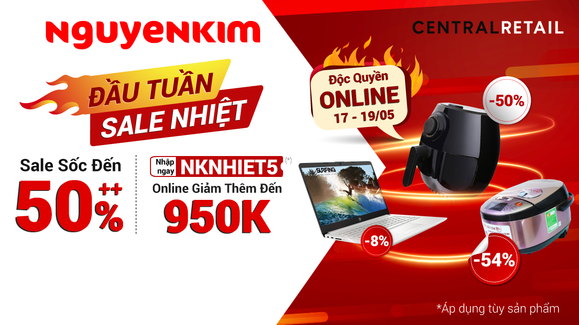 Hot Shocking Deal - Nguyễn Kim Khuyến Mãi Bùng Nhiệt!