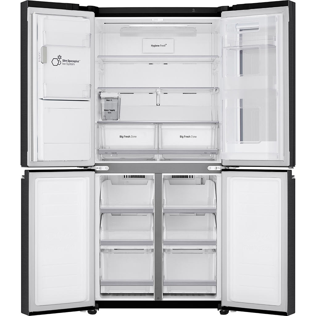 Tủ lạnh LG Inverter 496 lít GR-X22MB mặt chính diện cửa mở