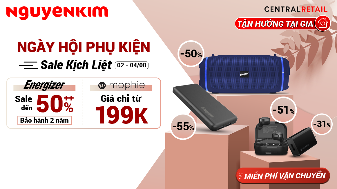 Siêu Hội Energizer Và Mophie Có Gì Cho Bạn?