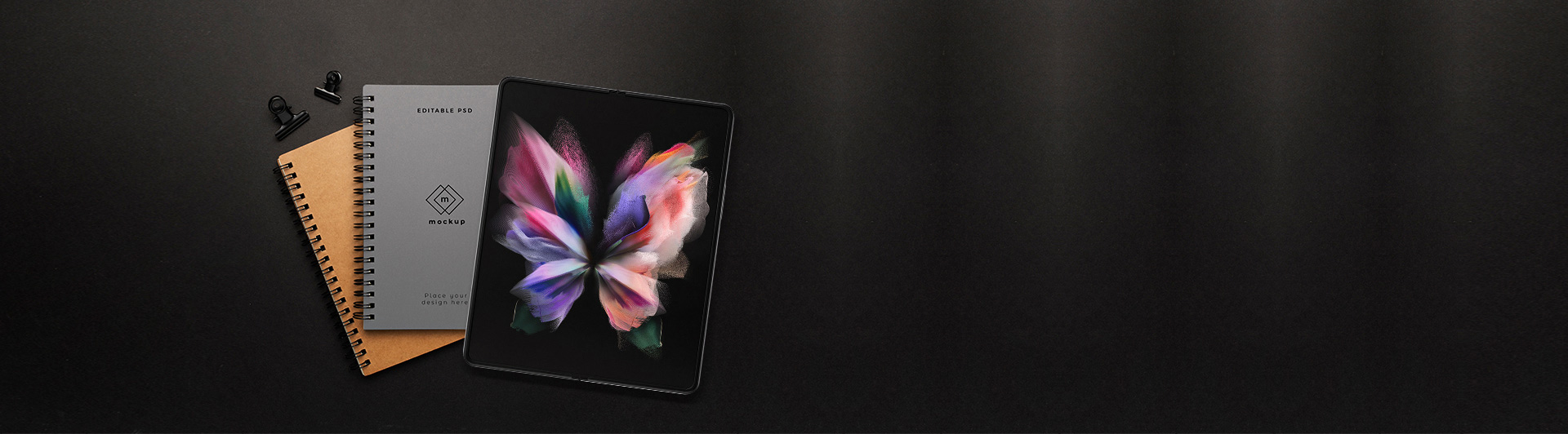 Điện thoại Samsung Galaxy Z Fold 3 256GB Đen máy mở mặt chính diện