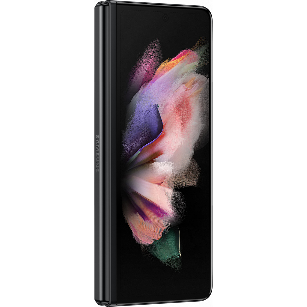 Điện thoại Samsung Galaxy Z Fold 3 256GB Đen mặt nghiêng