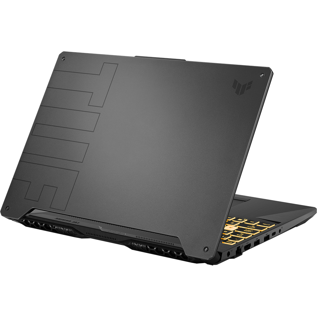 Laptop Asus TUF Gaming FX506HCB i7-11800H mặt lưng nghiêng phải