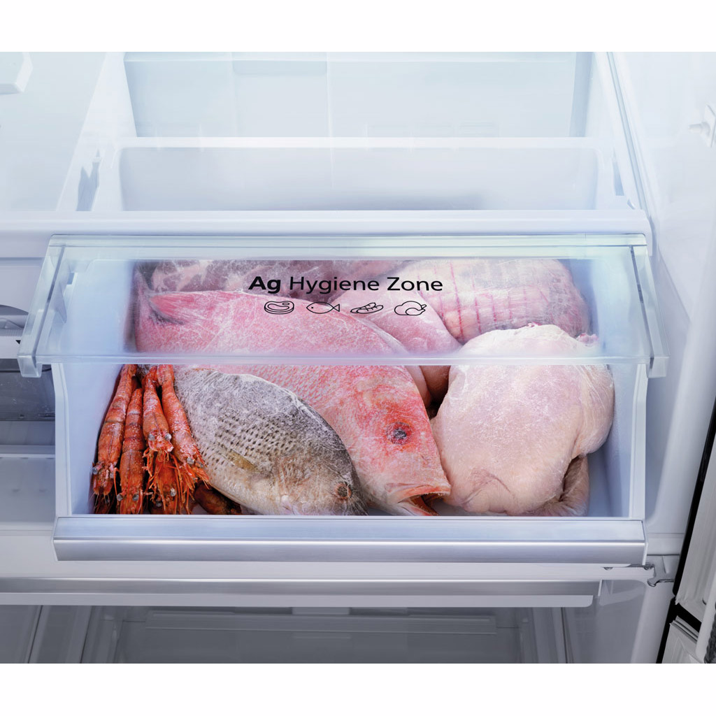 Tủ lạnh Panasonic Inverter 550 lít NR-DZ601YGKV ngăn trữ đông tinh thể bạc