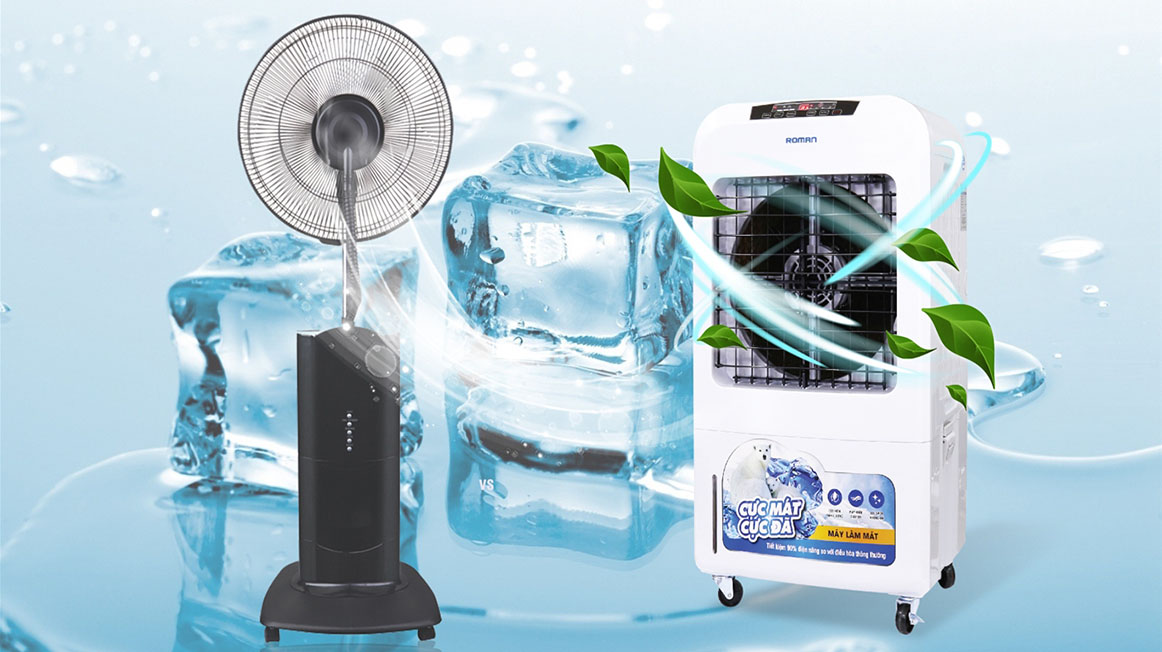 Quạt Điều Hòa Và Quạt Hơi Nước Có Gì Khác Nhau?