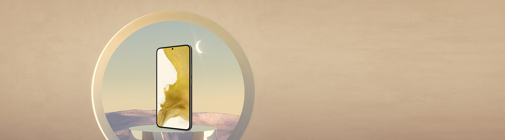 Điện thoại Samsung S22 Plus 8GB/128GB Đen mặt nghiêng phải