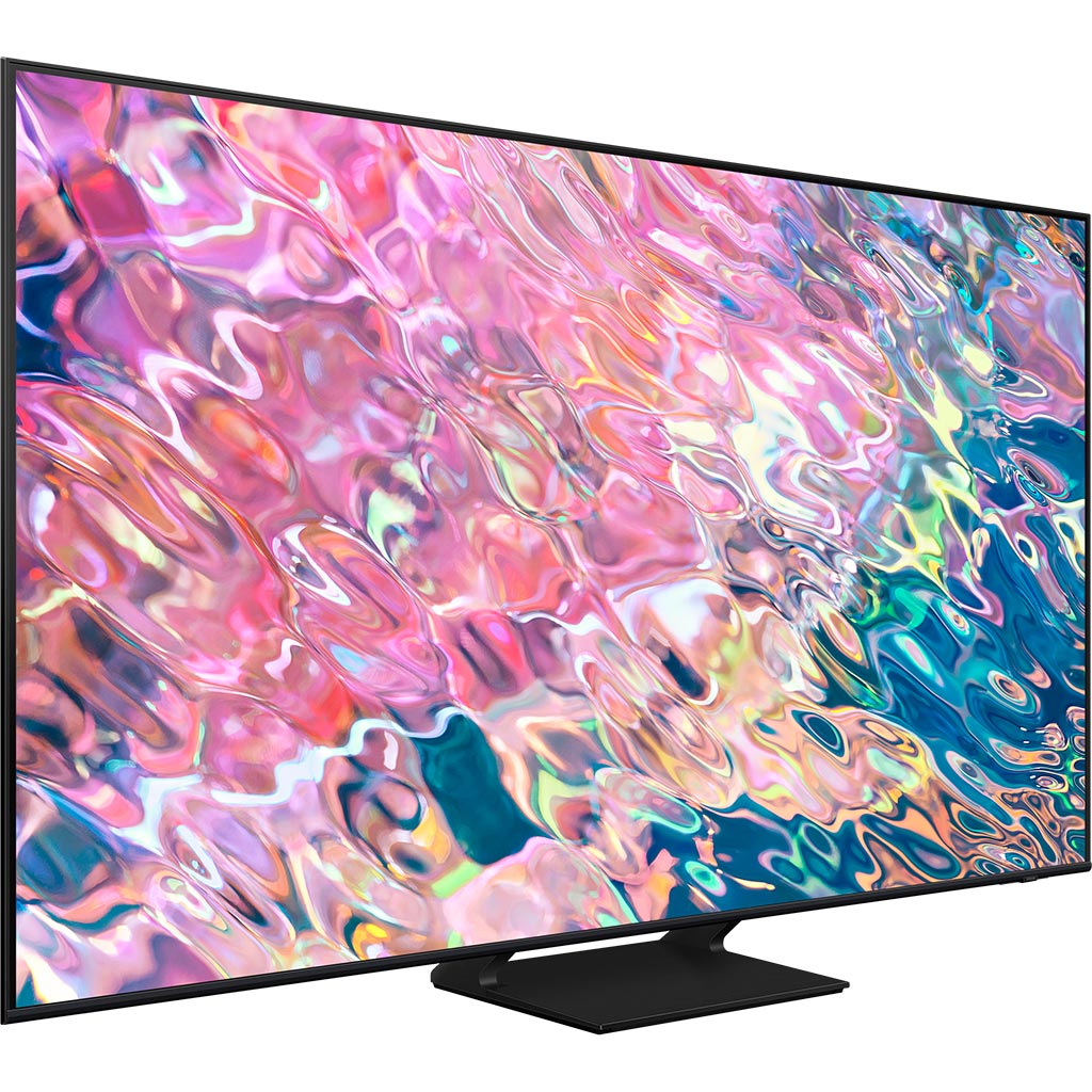 Smart Tivi QLED Samsung 4K 75 inch QA75Q60BAKXXV mặt nghiêng trái