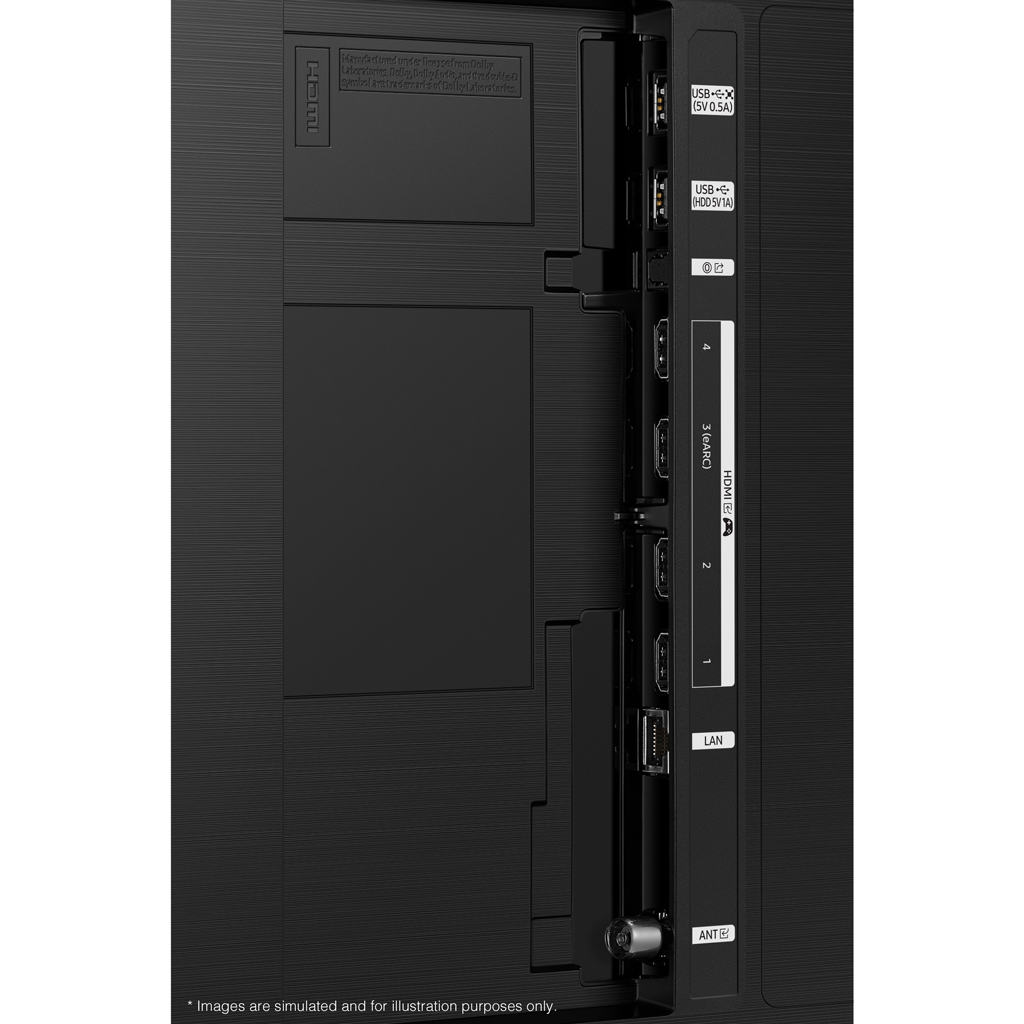 Smart Tivi Neo QLED Samsung 4K 85 inch QA85QN85BAKXXV cổng kết nối