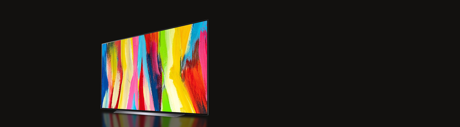 Smart Tivi OLED LG 4K 83 inch OLED83C2PSA mặt nghiêng phải
