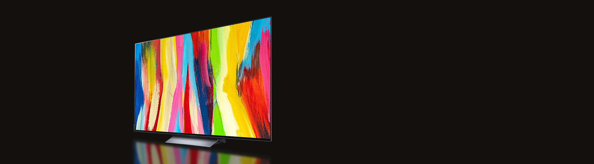 Smart Tivi OLED LG 4K 65 inch OLED65C2PSA mặt nghiêng phải