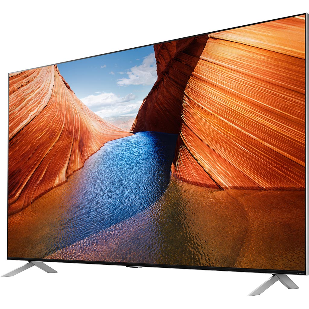 Smart Tivi QNED LG 8K 75 Inch 75QNED99SQB mặt nghiêng