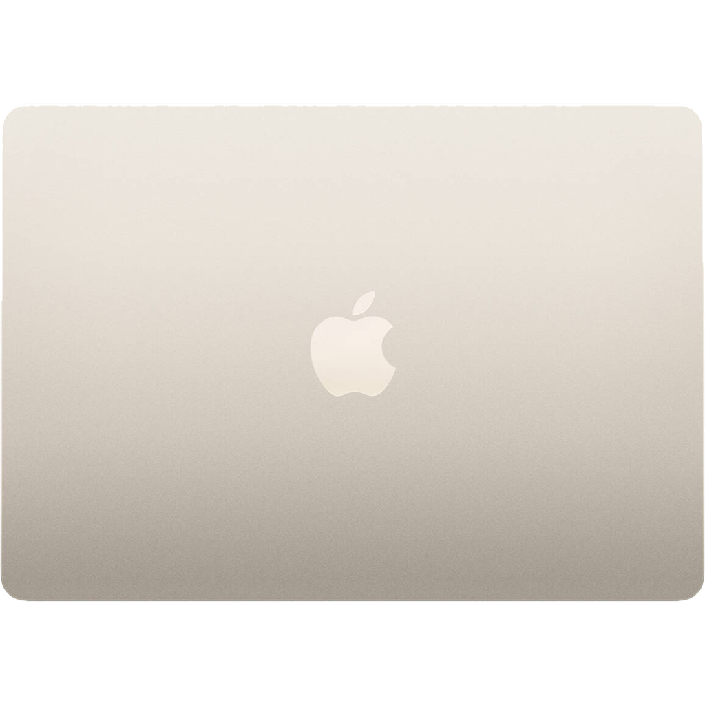 Laptop Macbook M2 2022 13,6 inch 8C MLY13SA/A Trắng mặt lưng