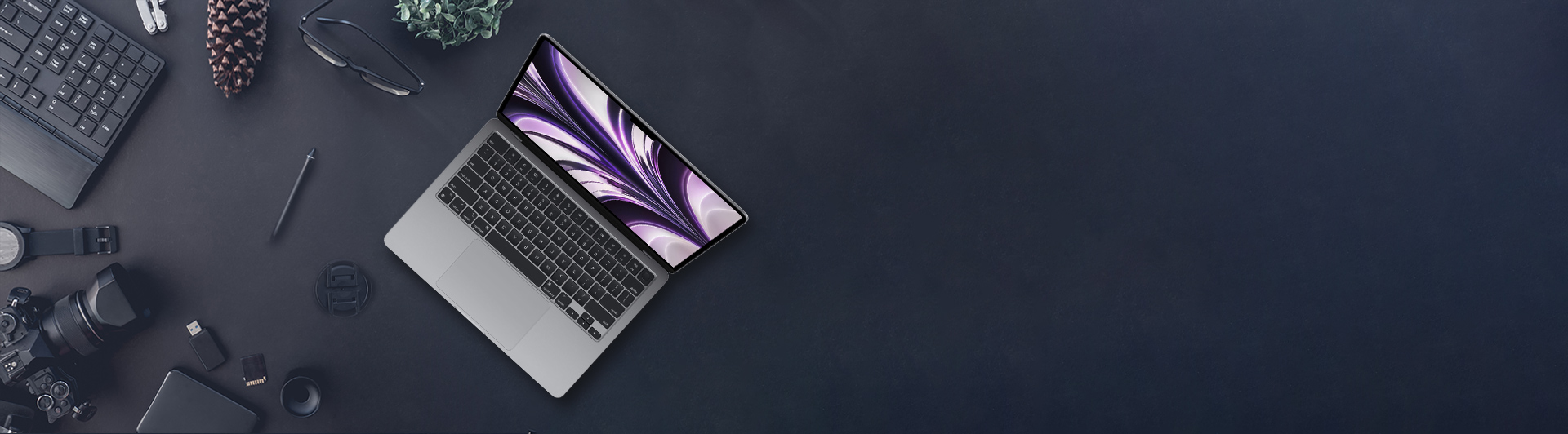 Laptop Macbook M2 2022 13.6 inch 10C MLXX3SA/A Xám bàn phím