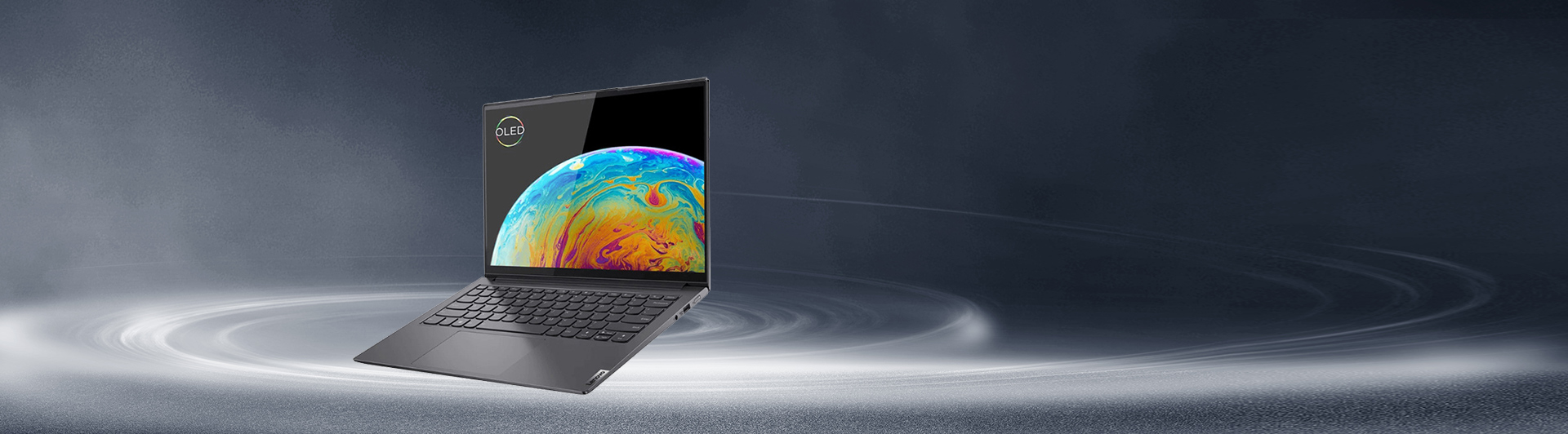 Laptop Lenovo Yoga Slim 7 Pro 14IHU5 O i5-11300H 82NH00AEVN mặt nghiêng