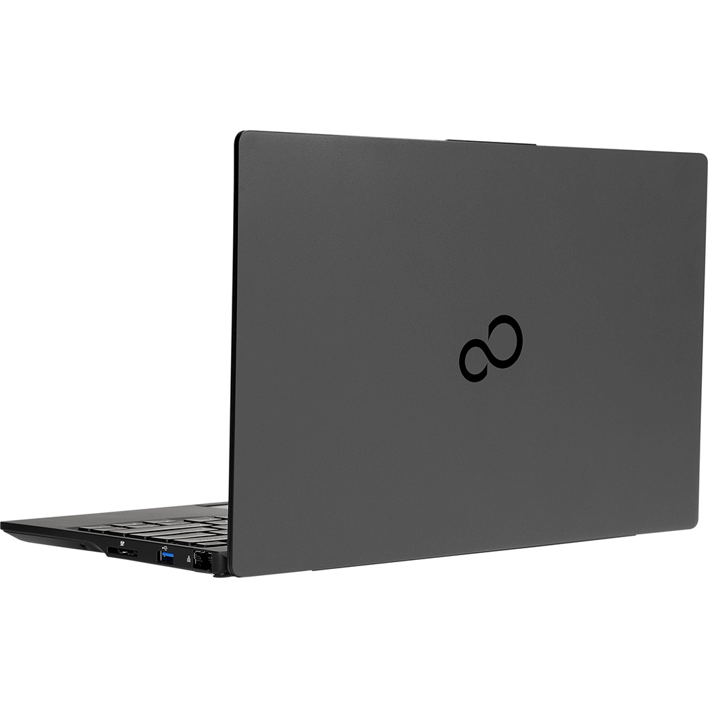 Laptop Fujitsu UH-X-9U13A2 i5-1135G7 4ZR1G97609 mặt lưng nghiêng phải