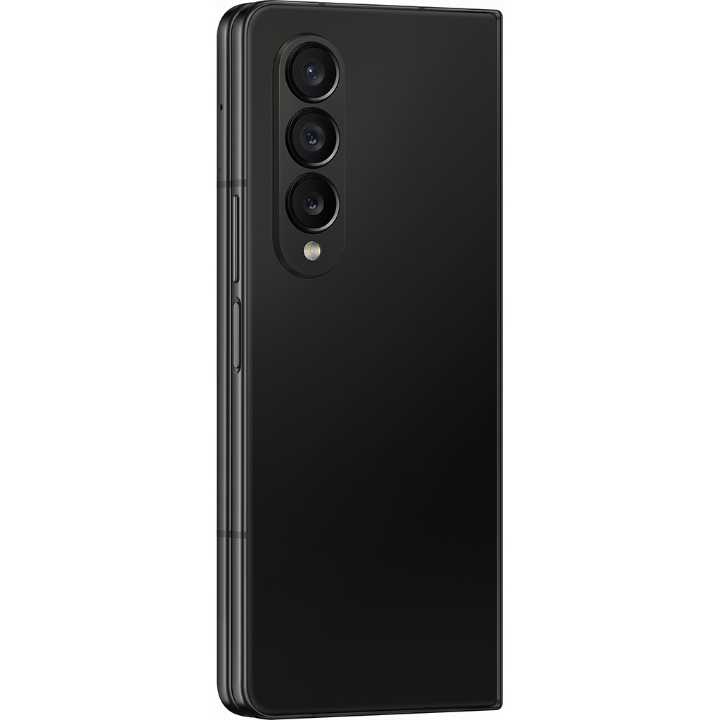 Điện thoại Samsung Galaxy Z Fold 4 5G 512GB Đen mặt lưng nghiêng