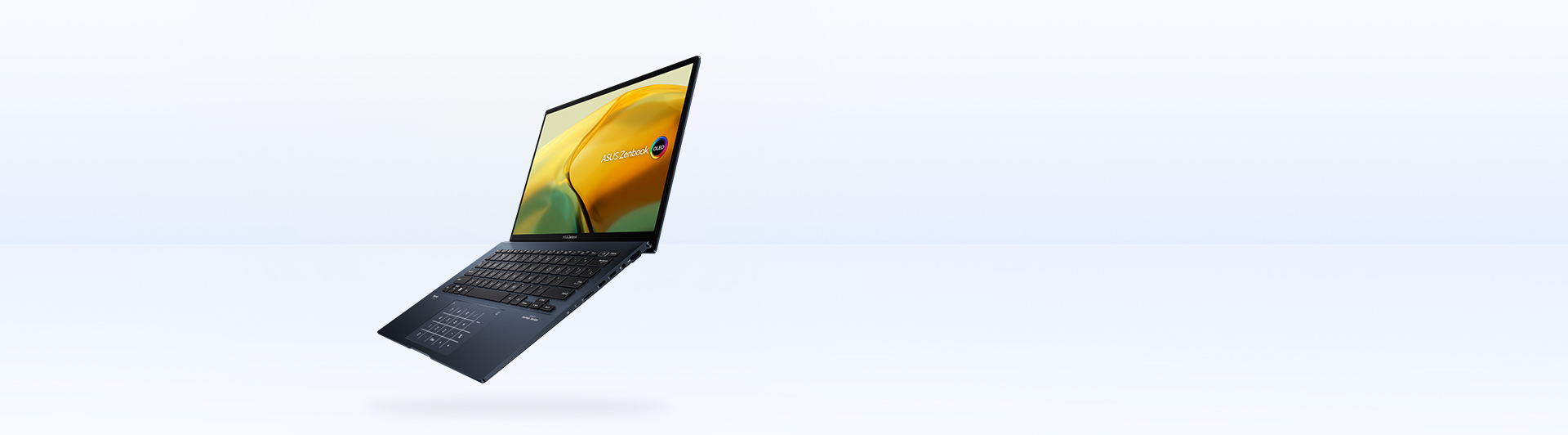 Laptop Asus Zenbook i7-1260P/16GB UX3402ZA-KM221W nghiêng phải