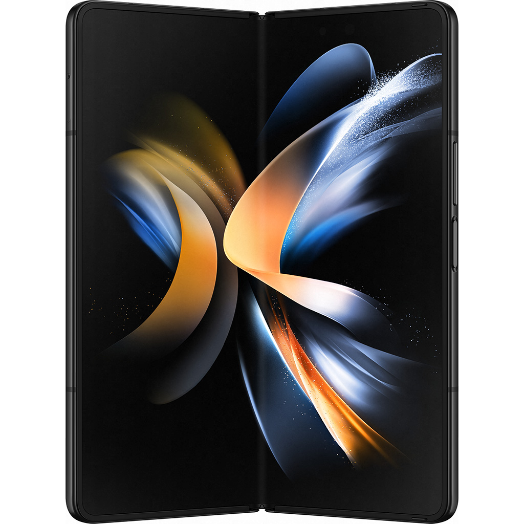 Điện thoại Samsung Galaxy Z Fold 4 5G 256GB Đen mặt trong gập nhẹ máy