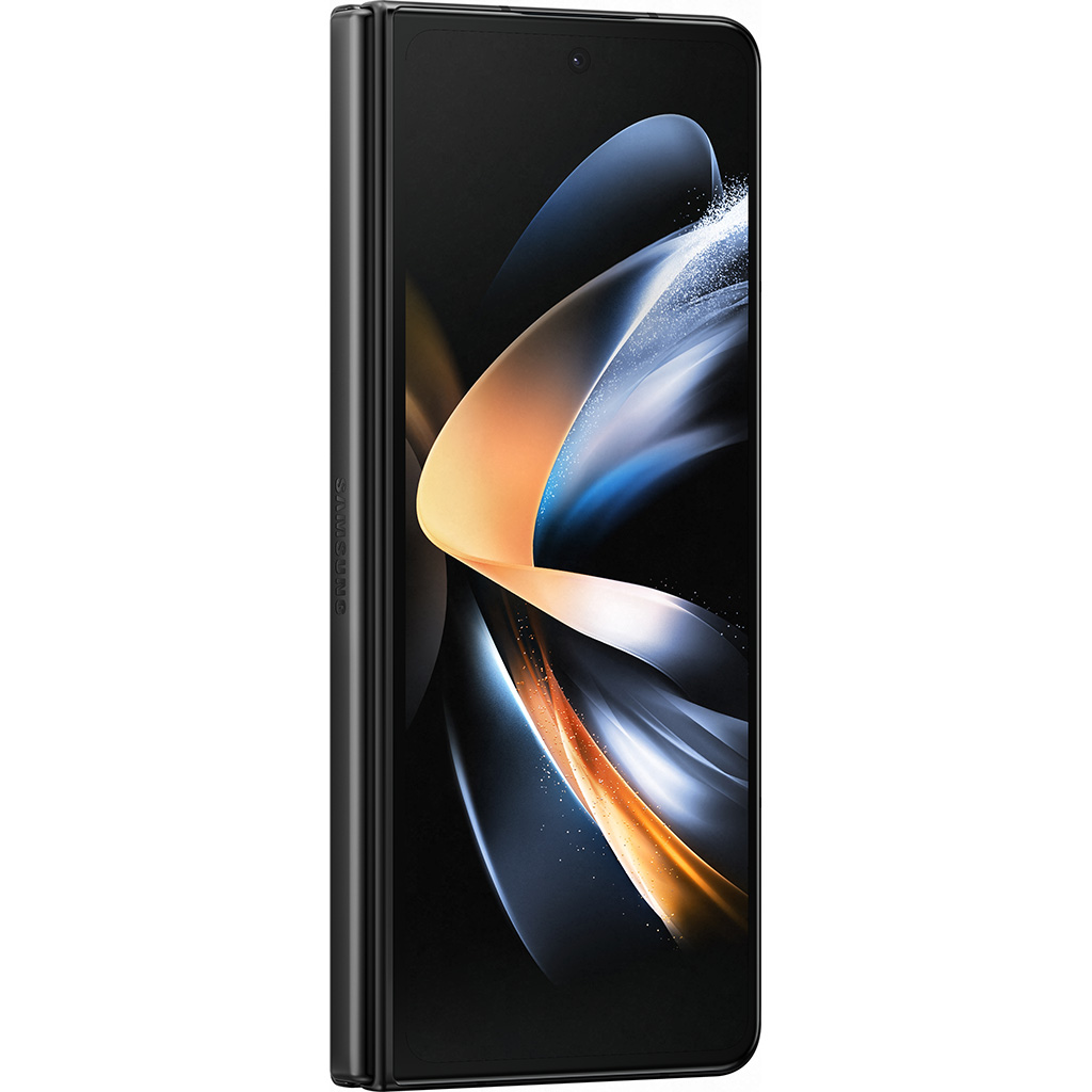 Điện thoại Samsung Galaxy Z Fold 4 5G 256GB Đen mặt ngoài nghiêng