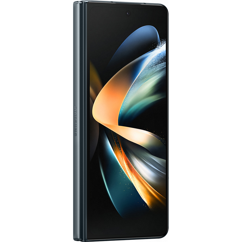 Điện thoại Samsung Galaxy Z Fold 4 5G 512GB Xám mặt ngoài nghiêng