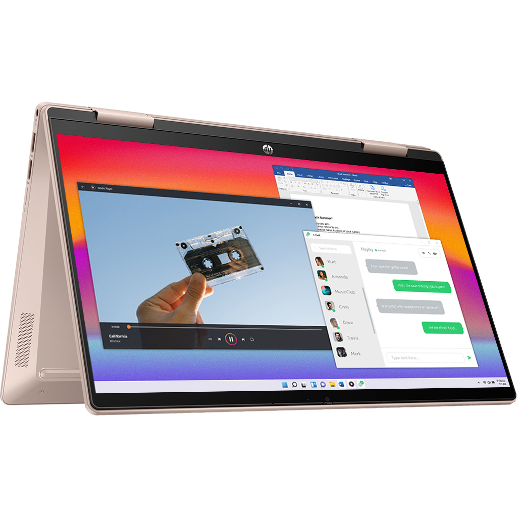 Laptop HP Pavilion X360 14-EK0055TU i7-1255U 6L293PA gập máy 360