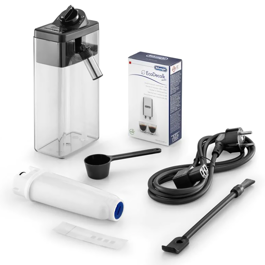 Máy pha cà phê Delonghi ECAM350.55.SB phụ kiện kèm