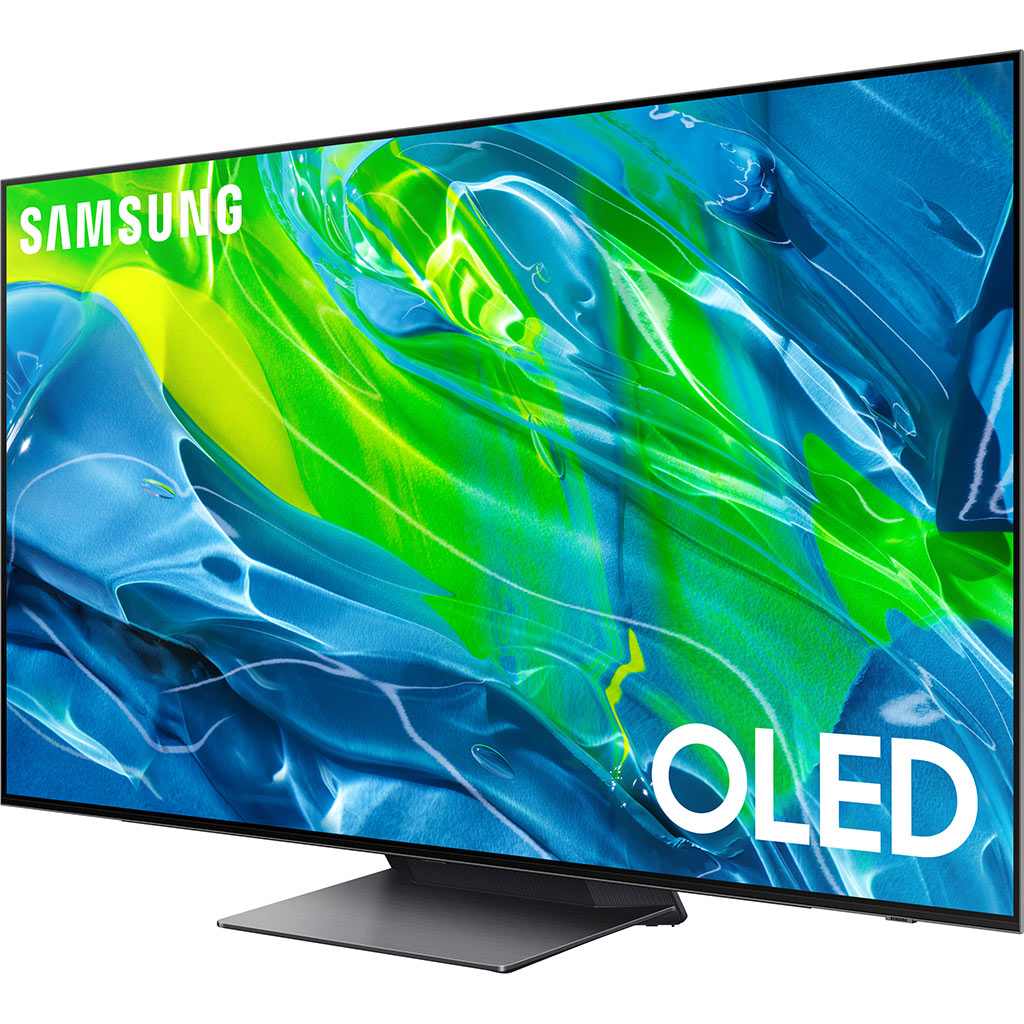 Smart Tivi OLED Samsung 4K 55 inch QA55S95BAKXXV nghiêng phải