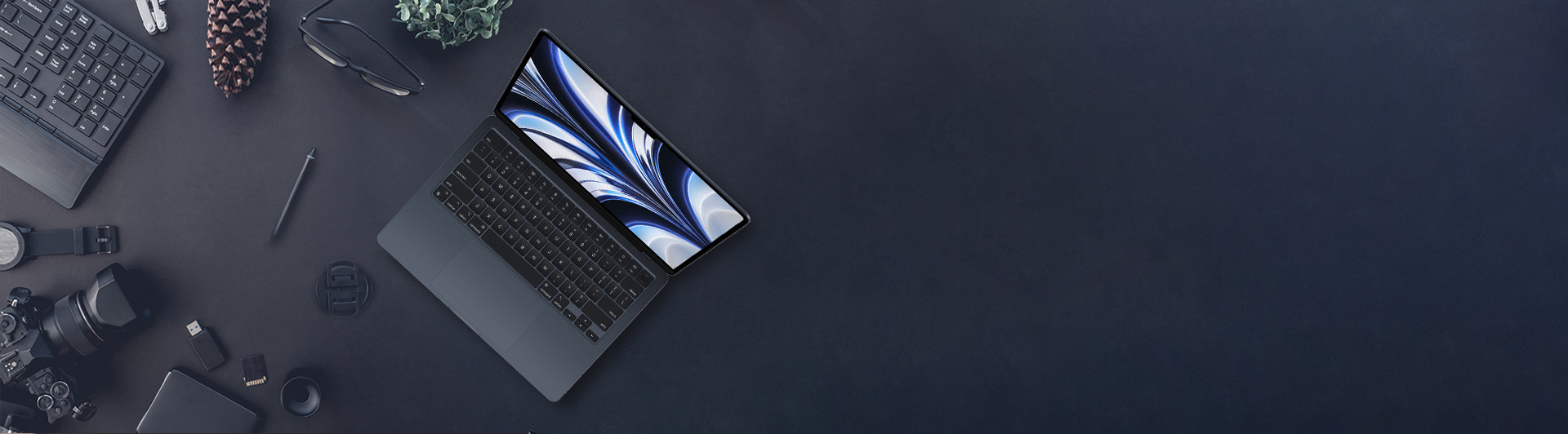 Laptop MacBook Air M2 2022 13.6 inch 512GB MLY43SA/A Xanh đen bàn phím