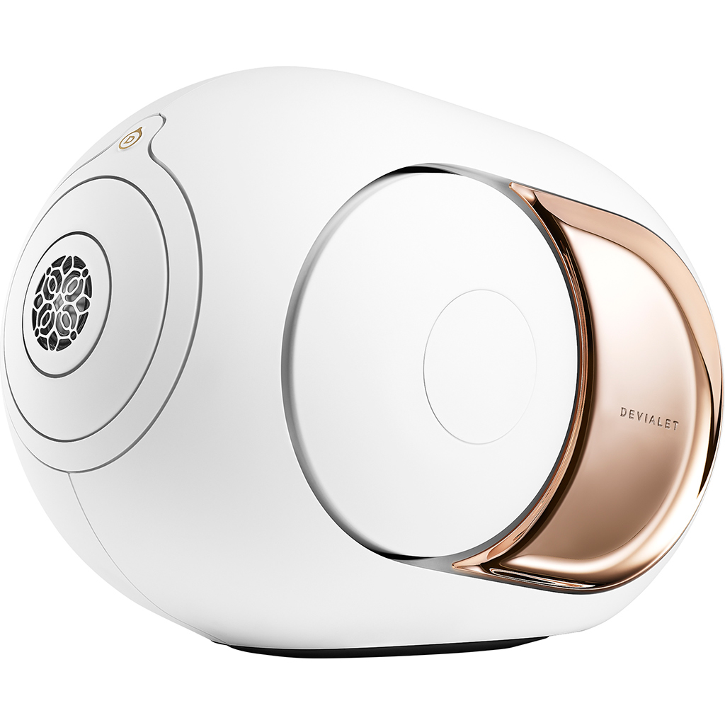 Loa DEVIALET Phantom I 108DB Gold nghiêng trái