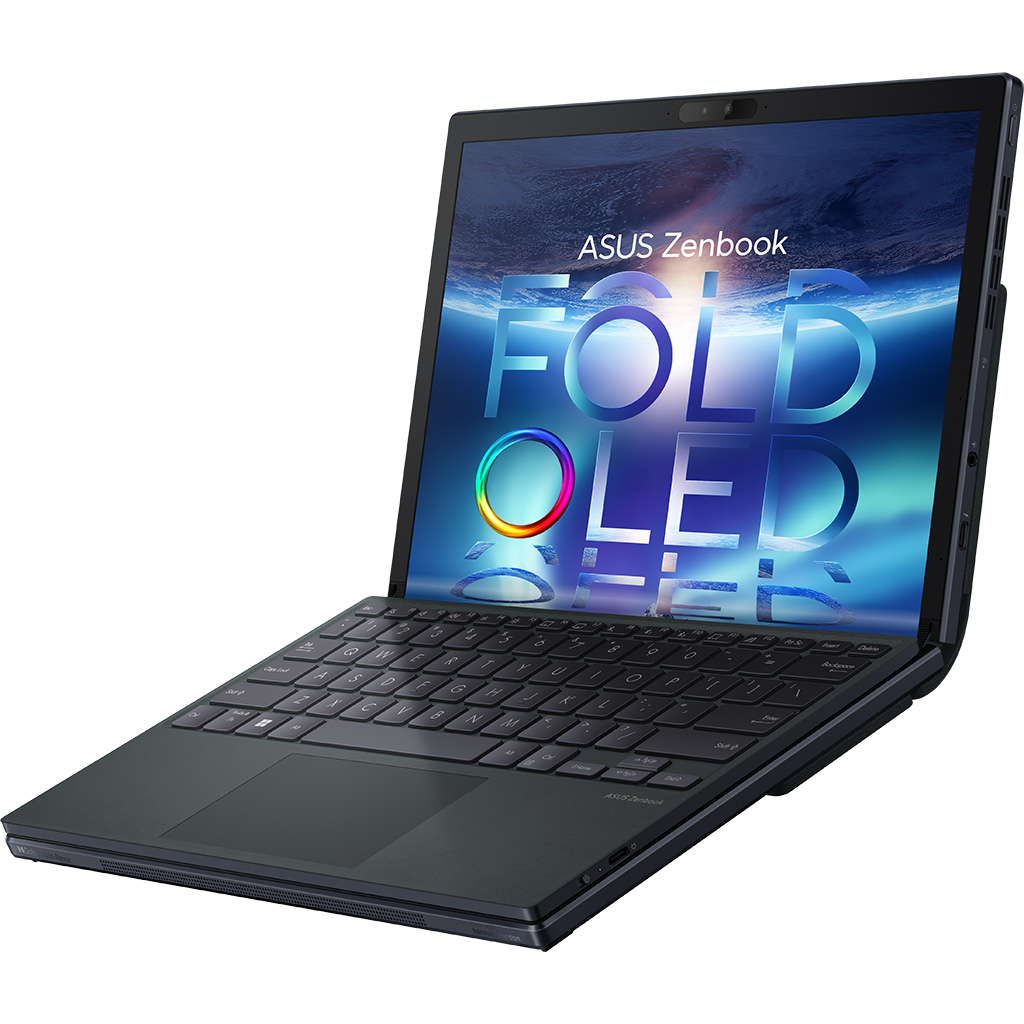 Laptop Asus Zenbook 17 Fold i7-1250U UX9702AA-MD014W nghiêng trái
