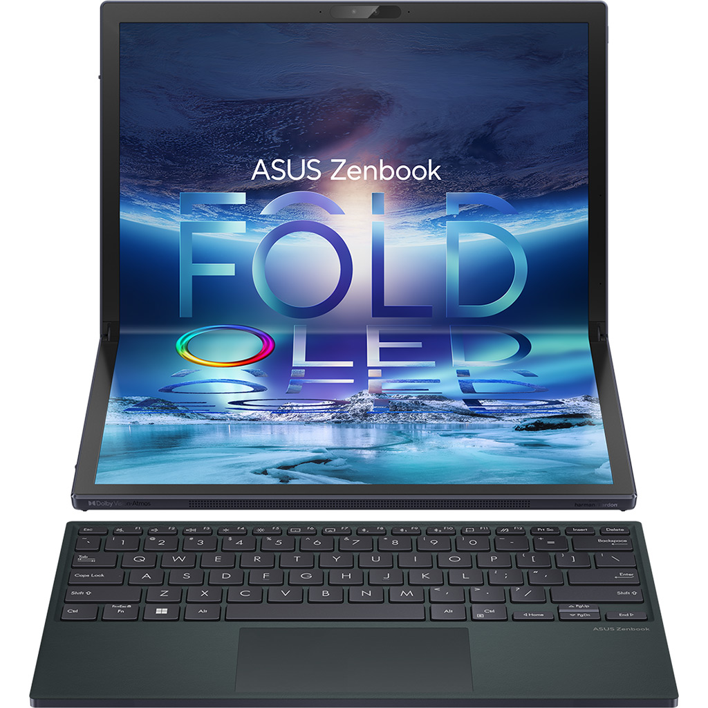 Laptop Asus Zenbook 17 Fold i7-1250U UX9702AA-MD014W bàn phím rời
