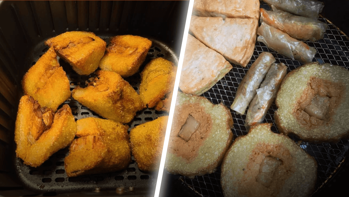 Cách Rán Bánh Chưng - Bánh Tét Bằng Nồi Chiên Không Dầu Cực Ngon