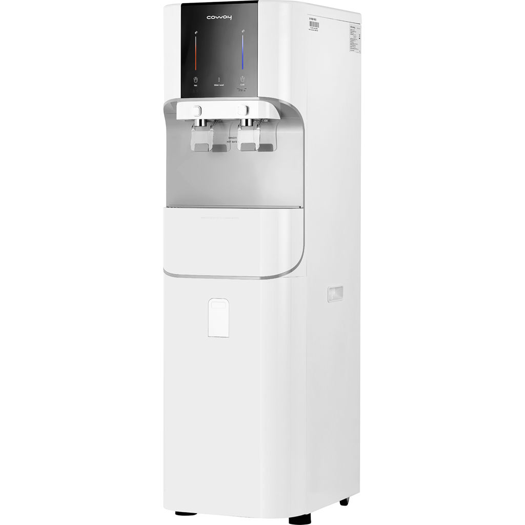 Máy lọc nước nóng lạnh Coway CHP-671R mặt nghiêng trái