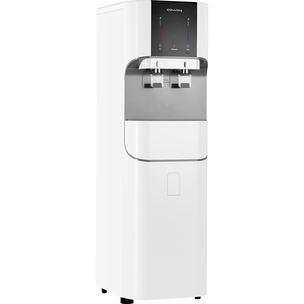 Máy lọc nước nóng lạnh Coway CHP-671R mặt nghiêng phải