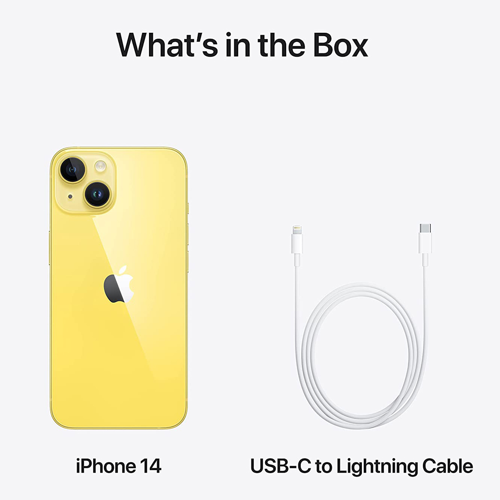 Điện thoại iPhone 14 Plus 128GB Vàng phụ kiện kèm