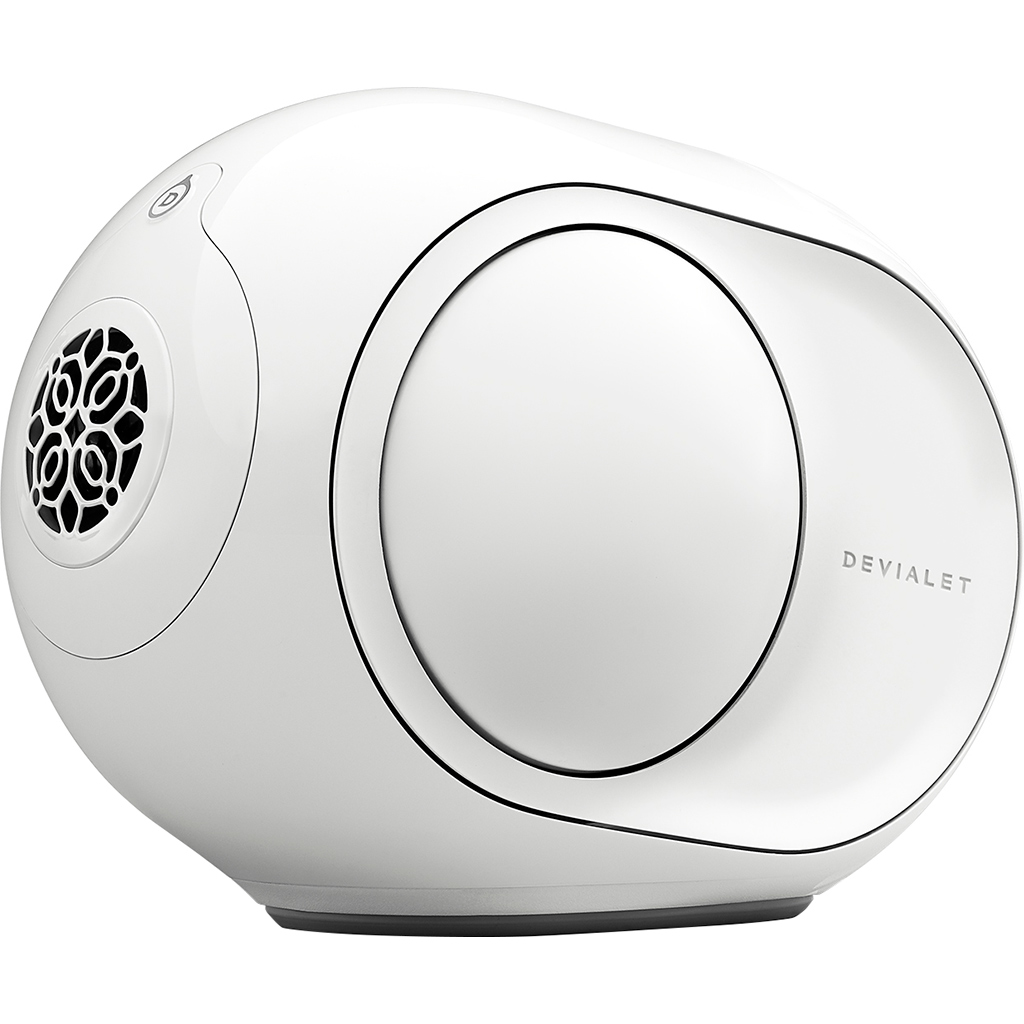 Loa Devialet Phantom II 95dB Trắng nghiêng trái